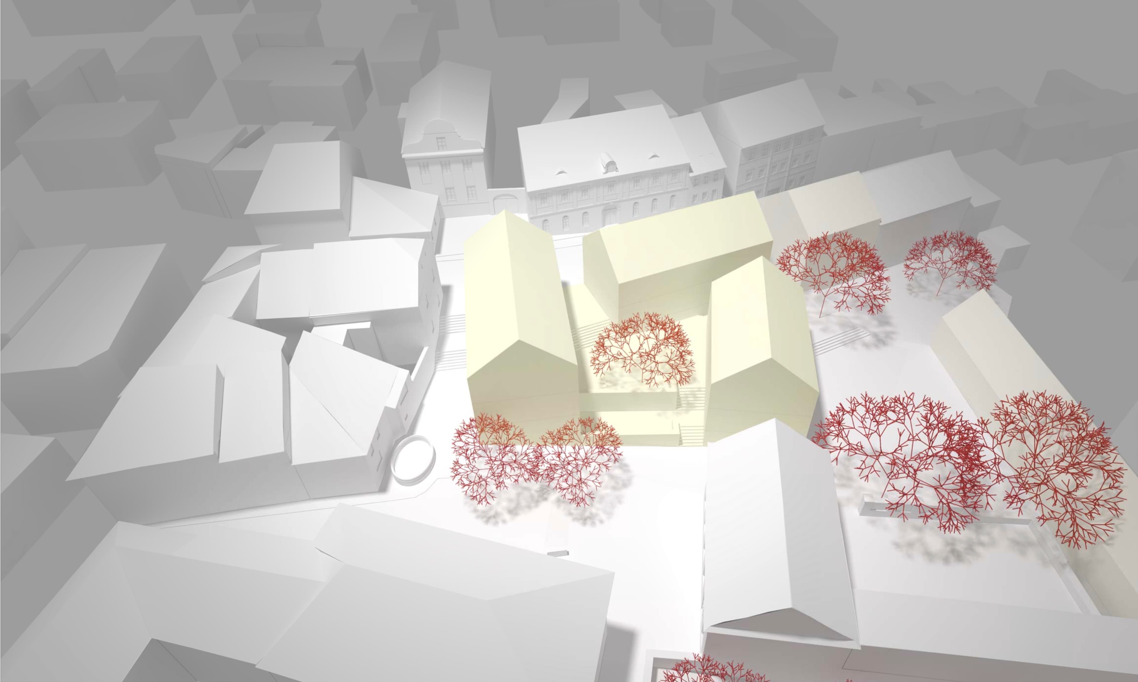 Studie zástavby proluky od ateliéru EA architekti