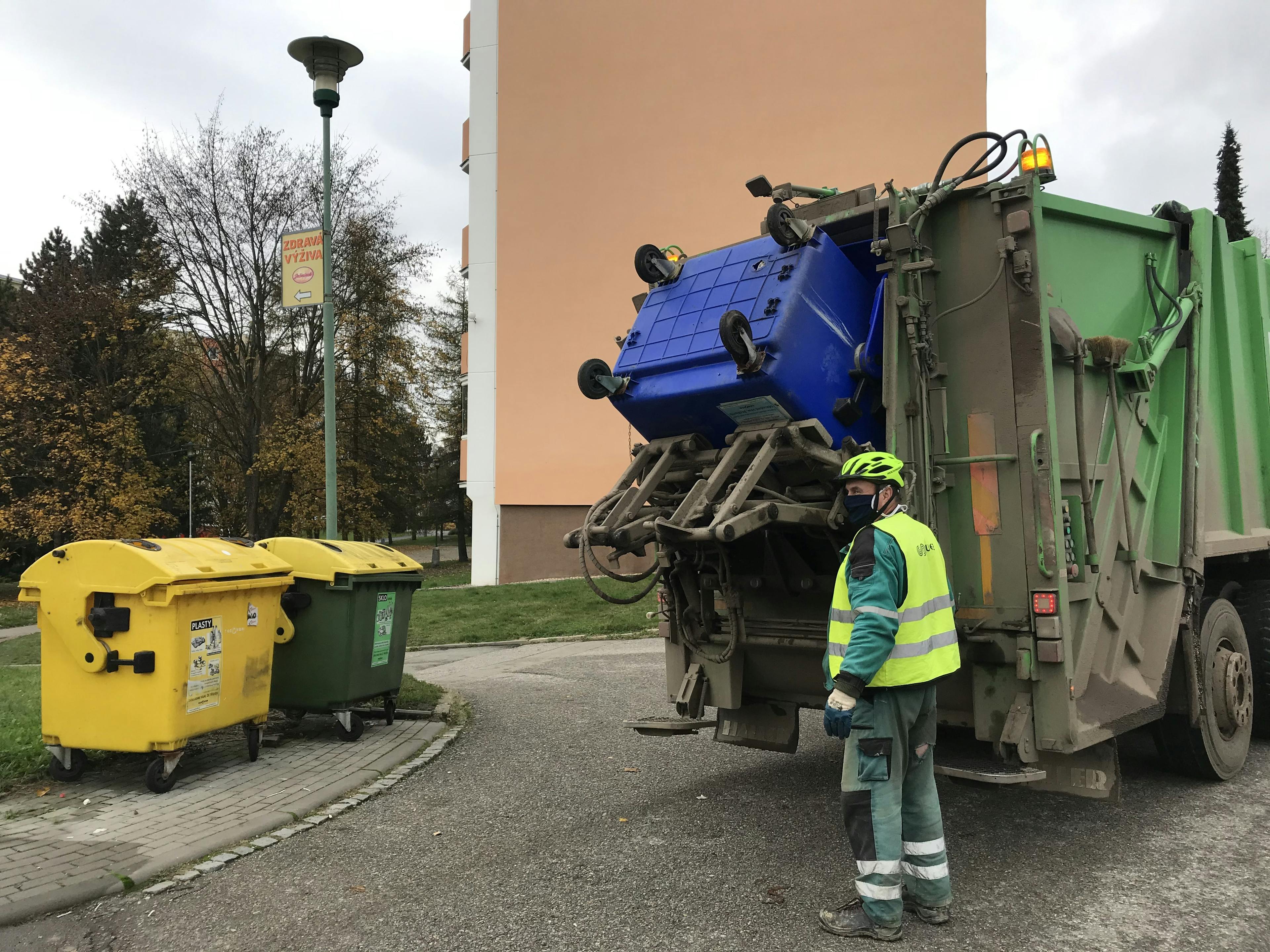 Svoz odpadu v Boskovicích