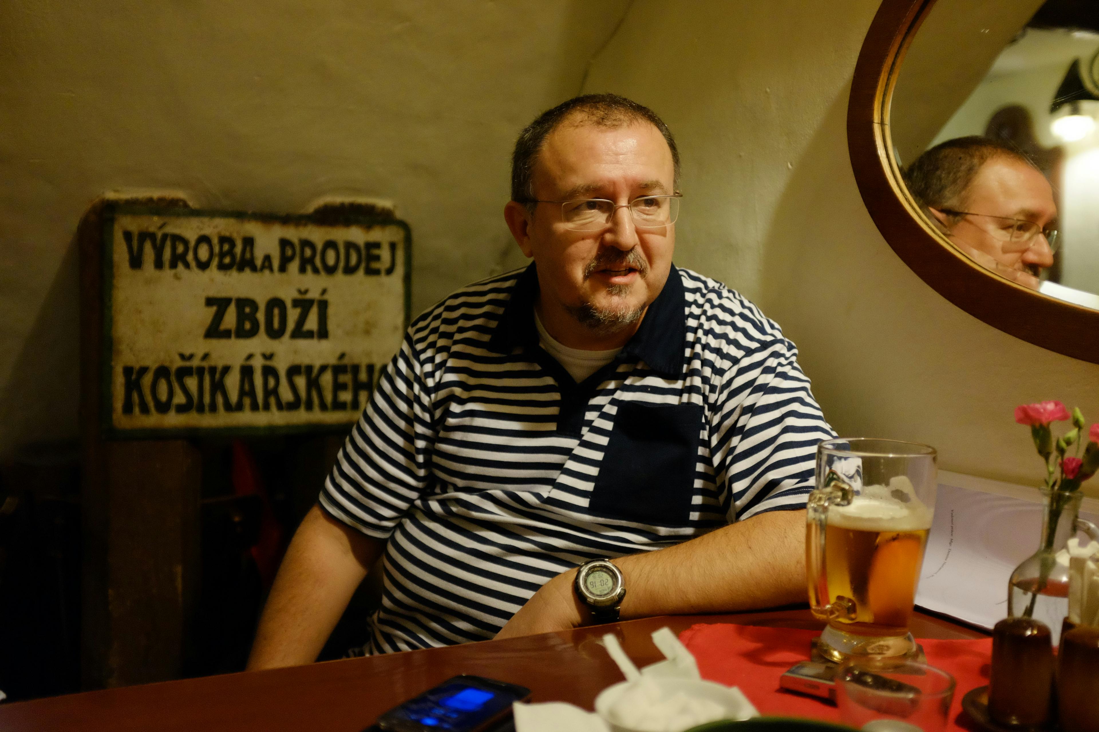 Zdeněk „Kucmoch“ Krajíček u Rudyho, 2015
